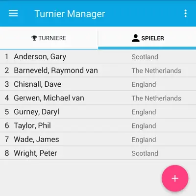 Tournament Manager android App screenshot 1